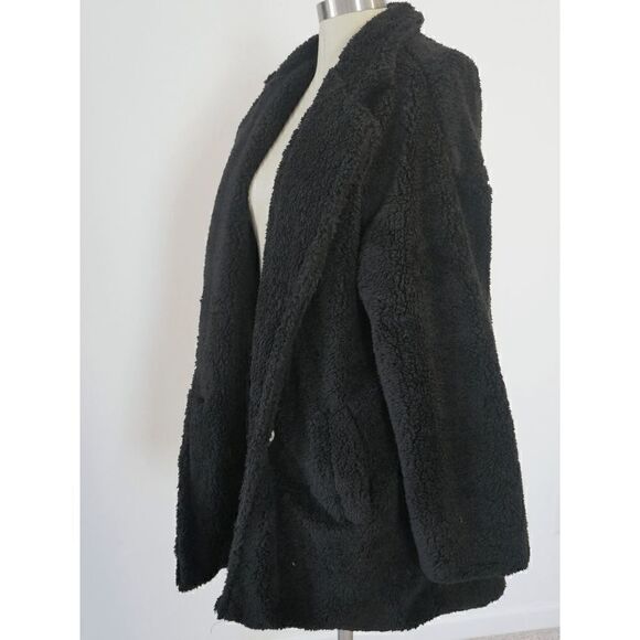 Romantic Hut Black Teddy Jacket L - Picture 3 of 9